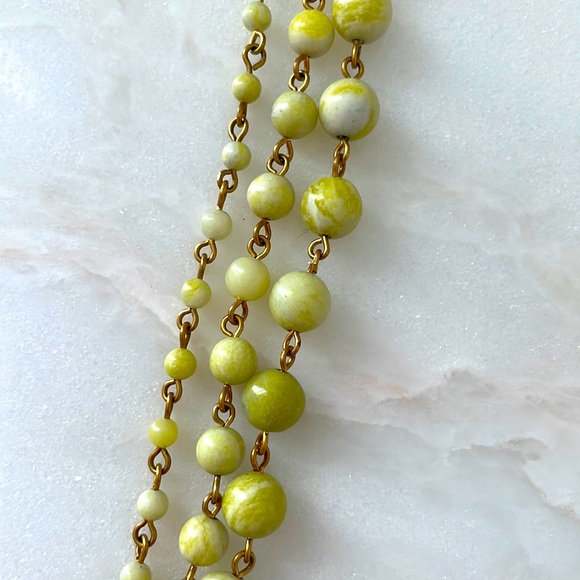 Vintage Beaded Choker Statement Necklace - Picture 5 of 7